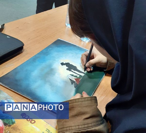 حضور دانش‌آموزان هنرمند هنرستان محمودیه بجنورد در رویداد آخراشه 