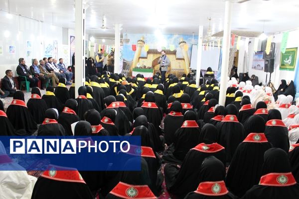 حضور قائم‌مقام سازمان دانش آموزی کشور در جمع پیشتازان معتکف گرمه 