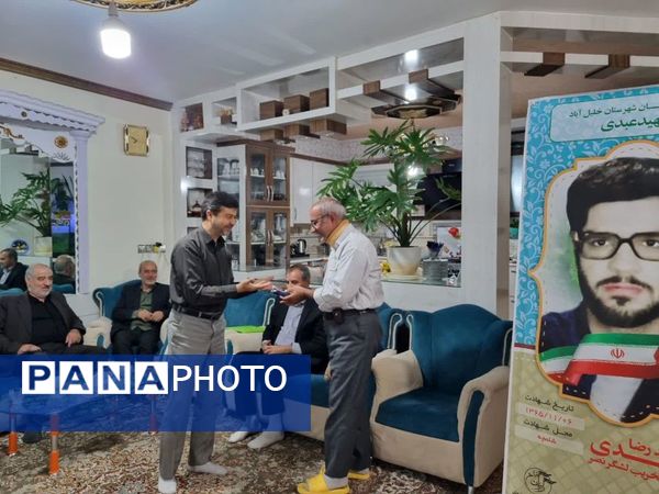 مراسم ماهانه انجمن راویان فتح در شهرستان خلیل‌آباد