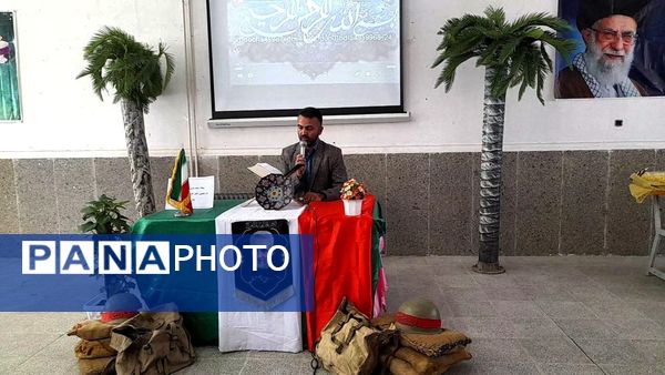 مراسم تجلیل از دانش‌آموزان برتر جشنواره فرهنگی هنری امید فردا در دبیرستان فاطمه الزهرا شهرستان اسدآباد 