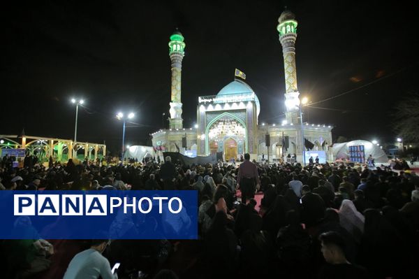 مراسم پرفیض سومین شب احیای لیالی‌القدر در آستان مقدس امام زاده طاهر کرج