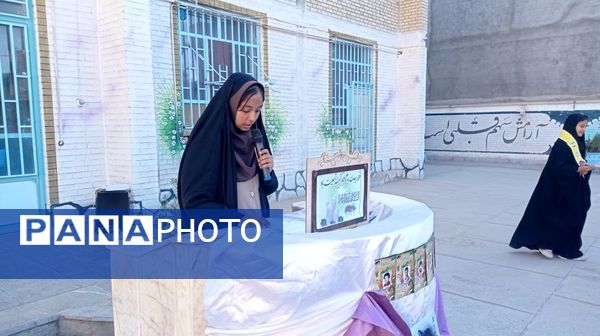 گرامیداشت روز بسیج دانش آموزی و عزاداری حضرت فاطمه(س) در خلیل آباد