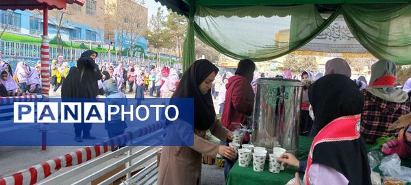 برپایی موکب حضرت رقیه(س) در دبستان شاهد تحقیقی ناحیه۶