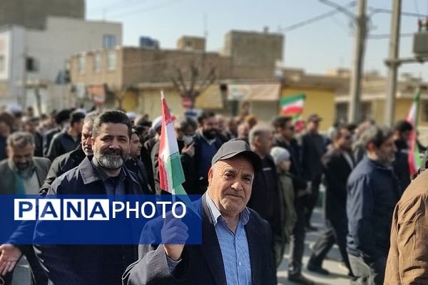 راهپیمایی ۲۲بهمن در کهریزک و باقرشهر