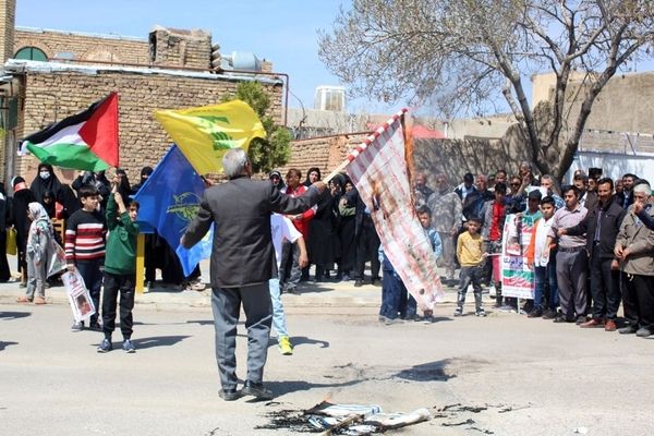 راهپیمایی باشکوه روز قدس در شهرستان بام و صفی آباد