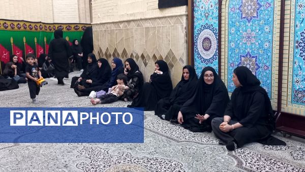 عزاداری ماه محرم در مسجد پیامبر اعظم شهرستان جم