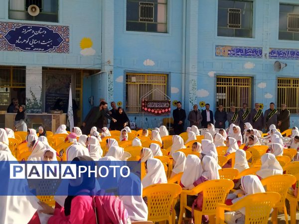 دبستان دخترانه گوهرشاد بیرجند میزبان پویش کاشی حرم 