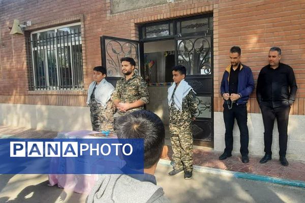 ویژه‌ برنامه‌های عزاداری حضرت زهرا(س) و هفته بسیج در مدرسه باران