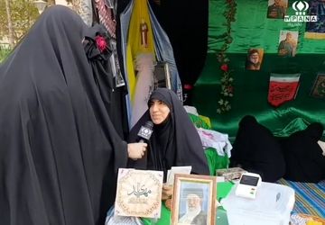 گزارش خبرنگار پانا از غرفه های مسیر پیاده روی اربعین در قم