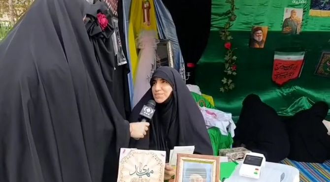 گزارش خبرنگار پانا از غرفه های مسیر پیاده روی اربعین در قم
