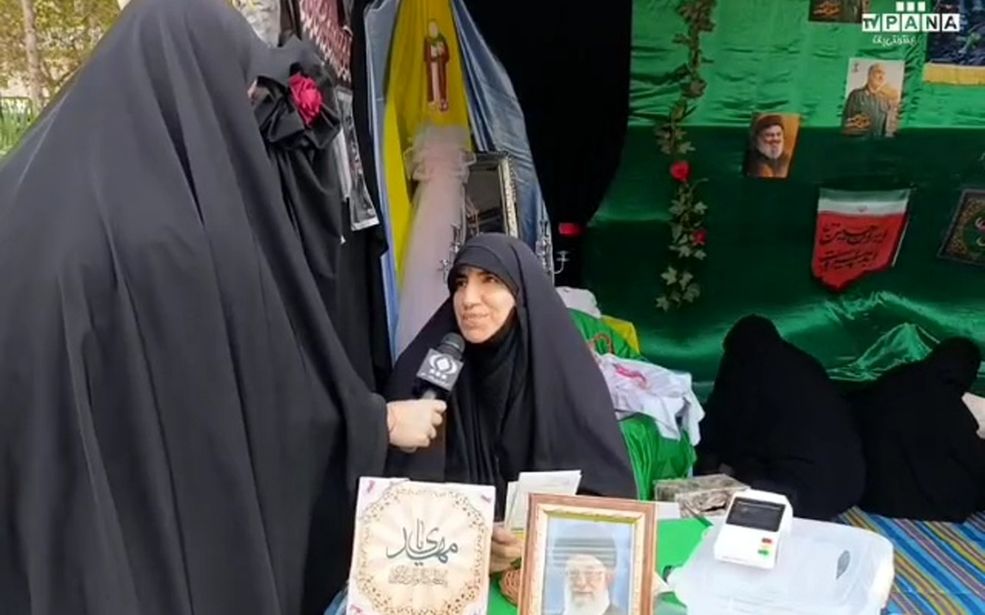 گزارش خبرنگار پانا از غرفه های مسیر پیاده روی اربعین در قم