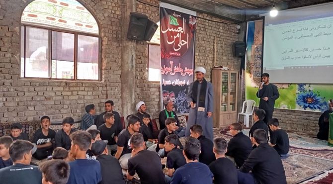 برگزاری سوگواره «احلی من العسل» با حضور نوجوانان فاروجی