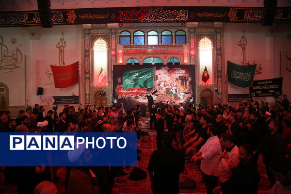 مراسم یادبود کودکان و زنان شهید بمباران هوایی روضه فاطمیه قم