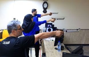 هدف‌گیری تیراندازان ایران در اردوی تیم پاراتیراندازی