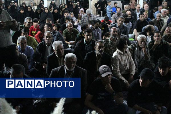 برگزاری یادواره هشت سال دفاع مقدس و جنگ دوازده روزه در روستای جیج آباد(نیشابور)
