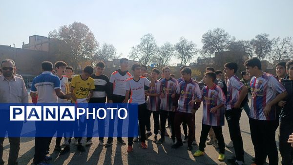 فینال مسابقات فوتسال المپیاد ورزشی درون مدرسه‌ای در نیشابور