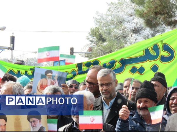 راهپیمایی یوم الله ۲۲ بهمن ماه در شهرستان خلیل‌آباد