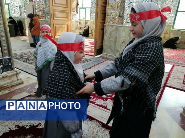 تجدید پیمان با شهدای امامزاده عمادالدین در شهرستان رباط کریم