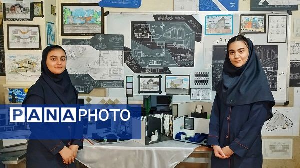 برپایی نمایشگاه آثار هنری دانش‌آموزان هنرستان حضرت خدیجه اشتهارد