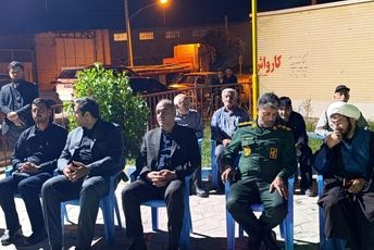 حضور مسئولین شهرستان بروجن در شب‌های سوگواری محرم در سفیددشت