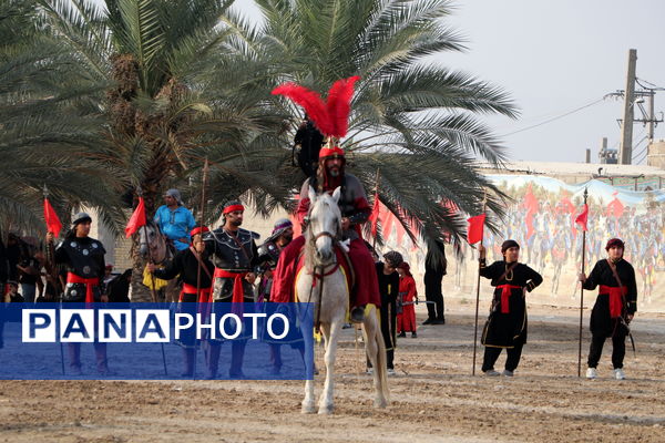 بازآفرینی نوجوان کربلا زیر آسمان لامرد