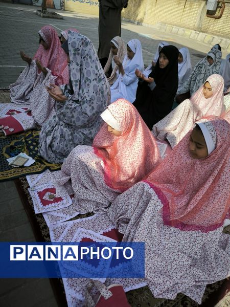 خواندن نماز باران در دبستان دخترانه شطیطه2