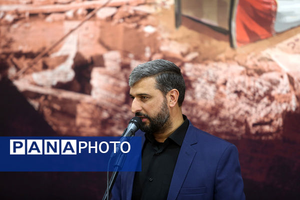 مراسم یادبود کودکان و زنان شهید بمباران هوایی روضه فاطمیه قم