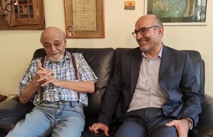 دیدار مدیرکل هنرهای نمایشی با رضا بابک، هنرمند پیشکسوت تئاتر و تلویزیون کودک