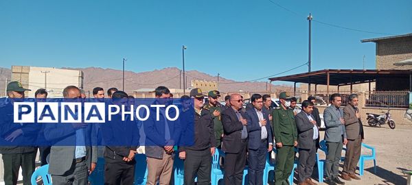  آیین افتتاح طرح شهید سردار سلیمانی در باخرز
