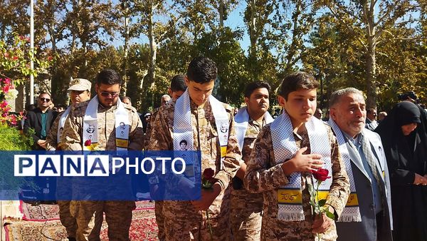 آیین افتتاحیه یادمان شهید دانش آموز اردوگاه باغرود نیشابور