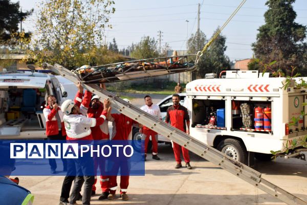  مانور زلزله در کردکوی