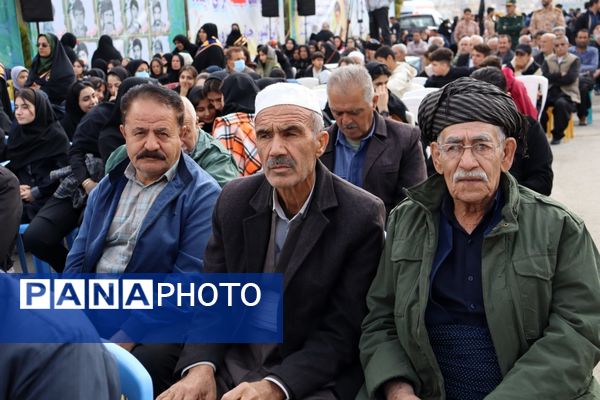 تشییع پیکر مطهر شهید گمنام در جوانرود