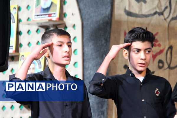 اولین سالگرد تدفین شهید گمنام پارک بزرگ شهر یزد