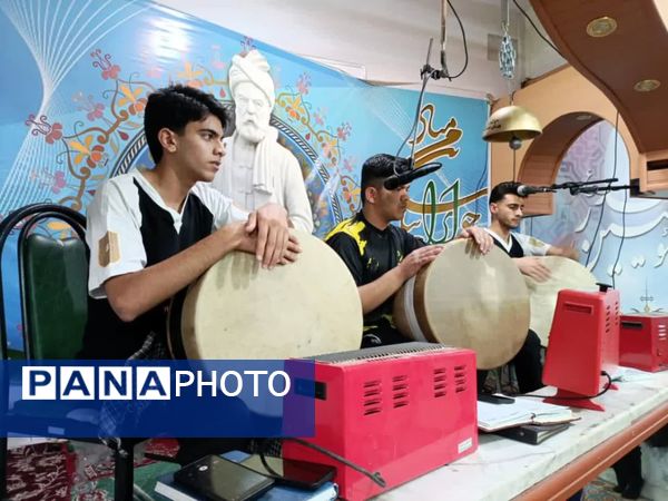 مراسم زورخانه‌ای به‌مناسبت ولادت حضرت علی (ع) در ابرکوه