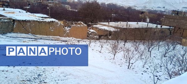  دومین برف پاییزی در شهر بار 