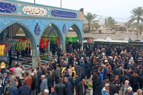 یادواره شهدای ۳۹لاله پرپر شهید آباد کازرون-بلیان