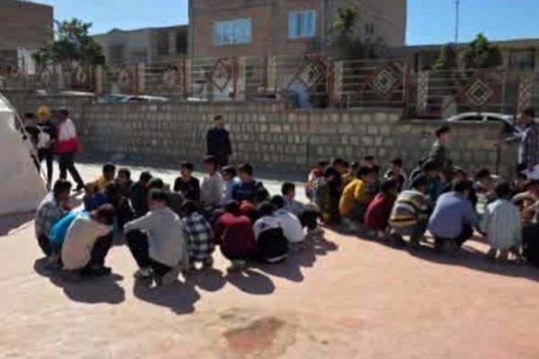 مانور زلزله و ایمنی در دبیرستان شهید کریمی گالیکش برگزارشد