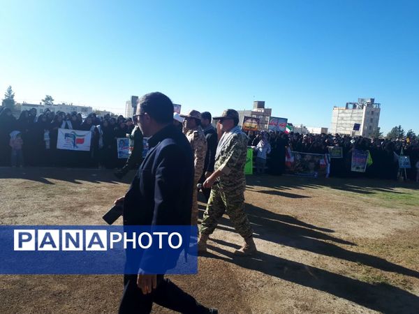 رزمایش اقتدار بسیجیان شهرستان بردسکن 