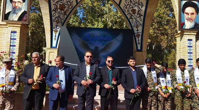 یادواره لاله های روشن و افتتاحیه یادمان شهید دانش آموز اردوگاه باغرود نیشابور