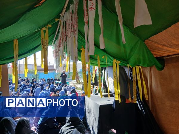برگزاری مراسم عزاداری ایام فاطمیه در دبیرستان شهید دهقان 