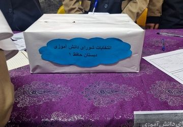  دانش‌آموزان نمایندگان آینده مدرسه را با شور و نشاط انتخاب کردند