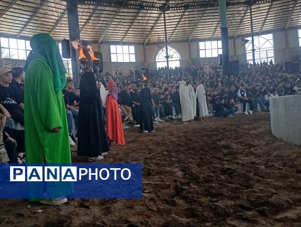 آیین سنتی شبیه خوانی اربعین حسینی در احمدآباد میانجلگه