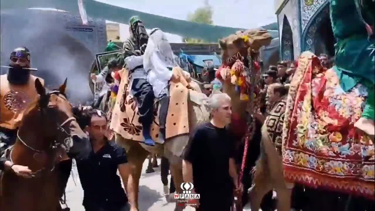 عزاداری هیئت محله چهل دختران نایین در شب بنی اسد