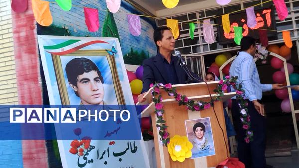 زنگ آغاز سال تحصیلی در مدرسه علقمه شاهد شهرستان قلعه‌گنج