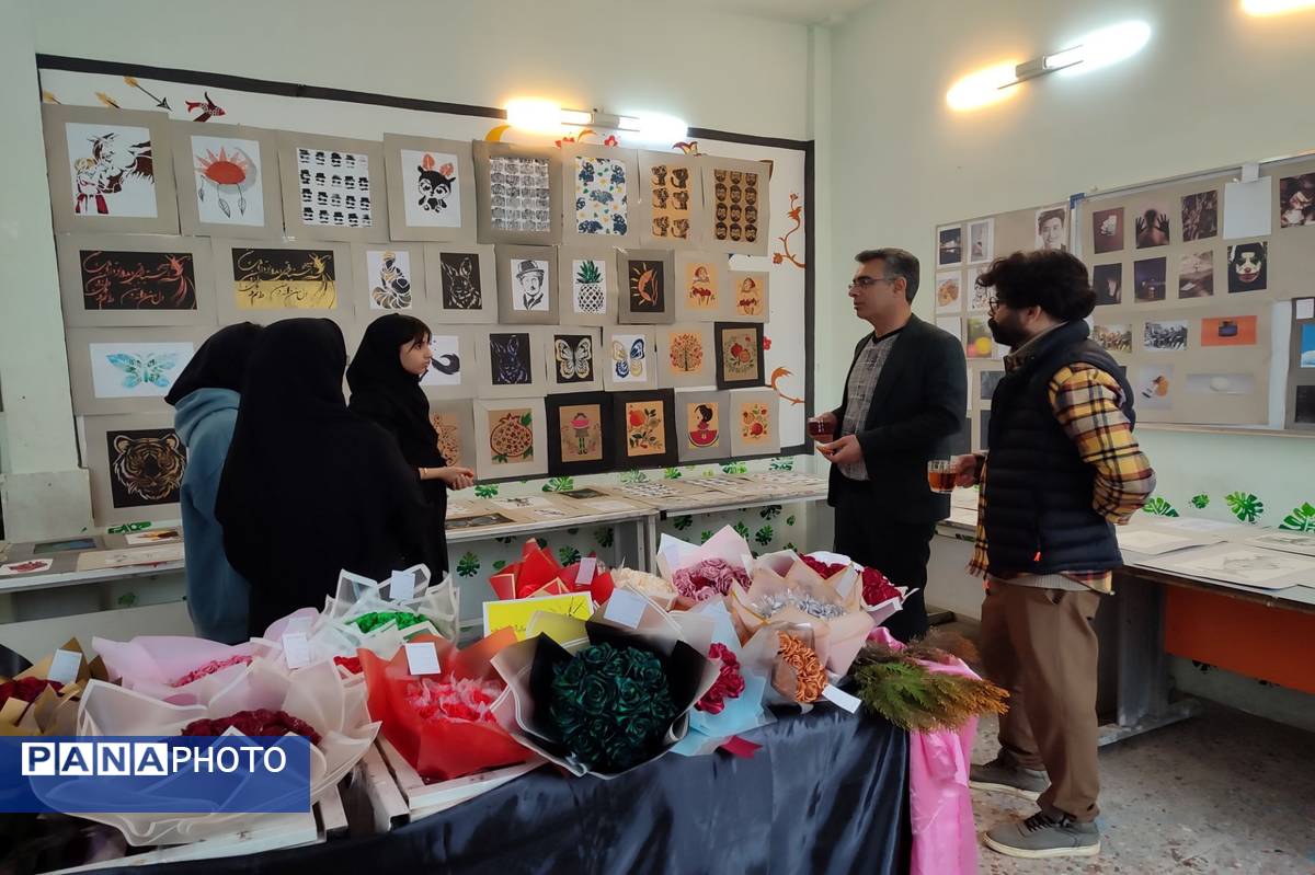 نمایشگاه ماها در هنرستان بصیرت آشخانه