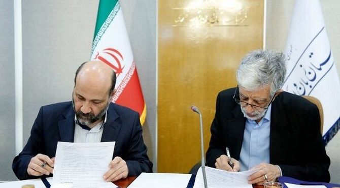 امضای تفاهم‌نامه همکاری میان سازمان اسناد و کتابخانه ملی و فرهنگستان