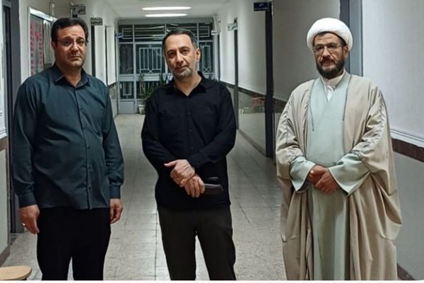 بازدید فرماندار شهرستان خدابنده از فضای آموزشی دبیرستان دخترانه فضیلت شهر قیدار