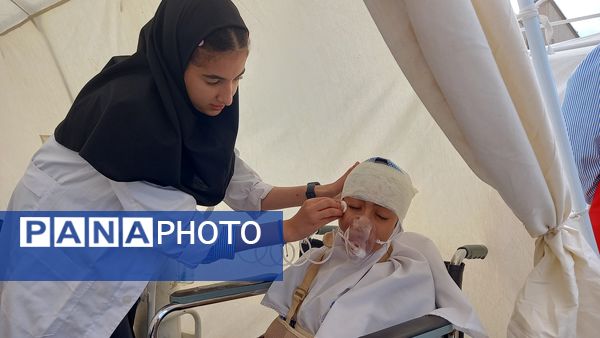 مانور آمادگی برای مقابله با بحران در آموزشگاه دخترانه راز