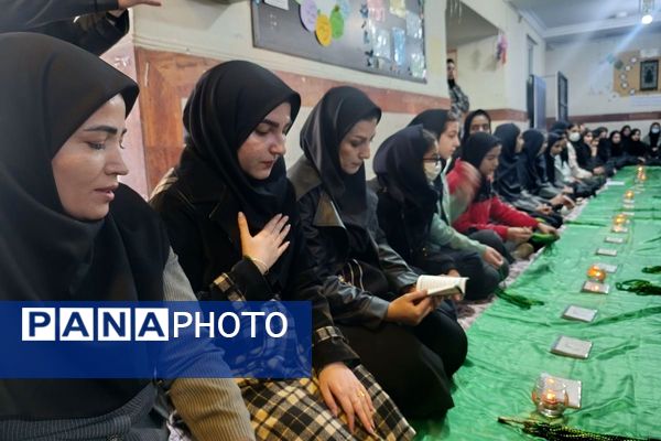 پیوند دل‌های دانش‌آموزان شهرقدس در سوگ حضرت زهرا(س)