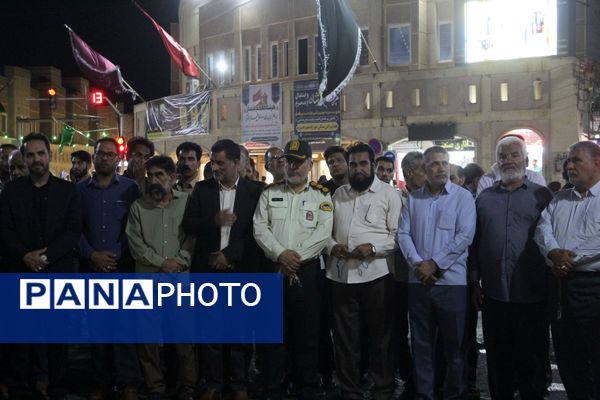 تجمع حماسی مردم بم در حمایت از اقتدار نیروهای مسلح جمهوری اسلامی 
